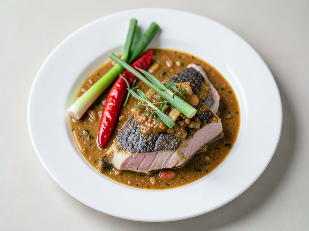 Curry di pesce fruttato
