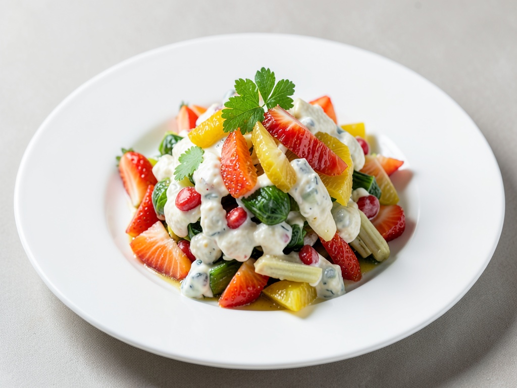 Insalata di frutta e yogurt