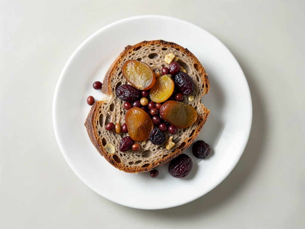 Pan crujiente de frutas y nueces