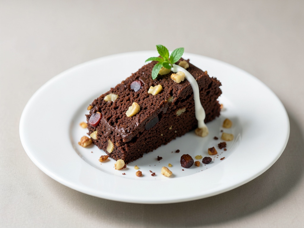 Torta alla frutta, noci e cioccolato