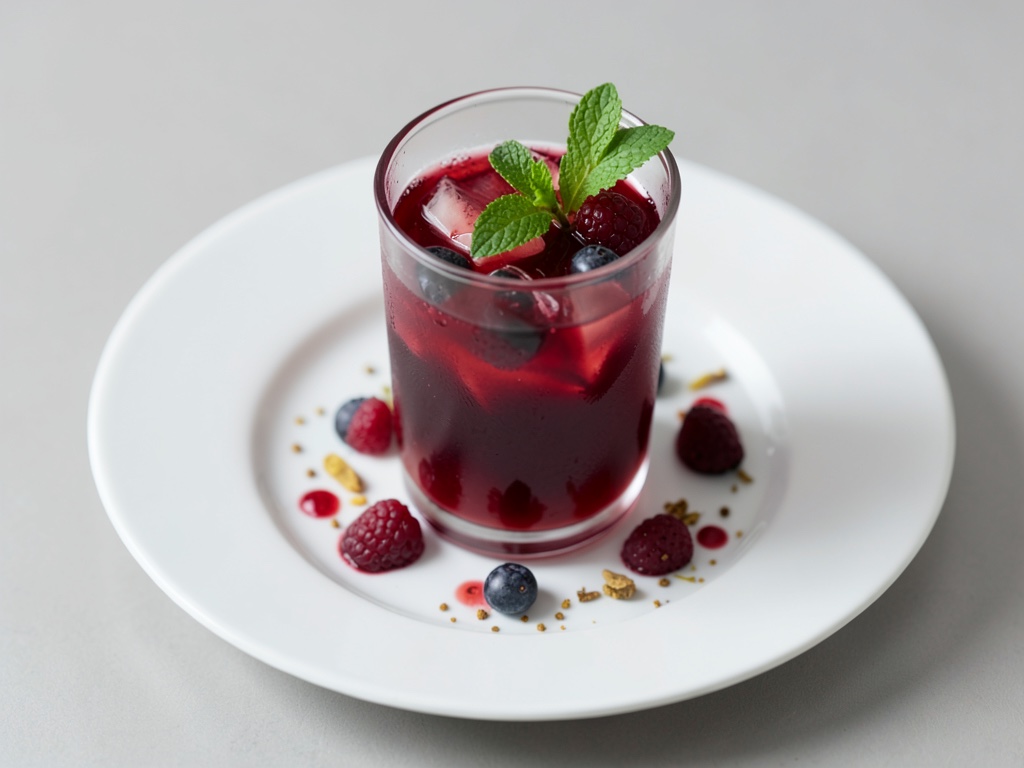 Erfrischender Beeren-Eistee