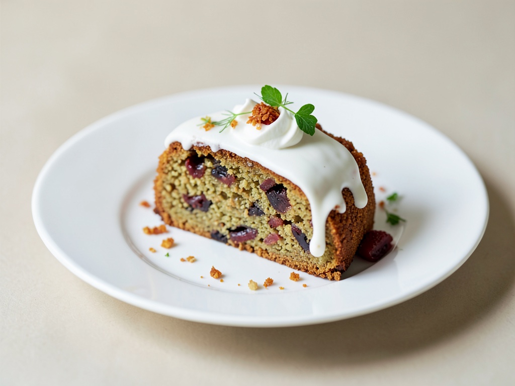 Saftiger Trockenfrüchte-Kuchen mit knuspriger Zuckerglasur