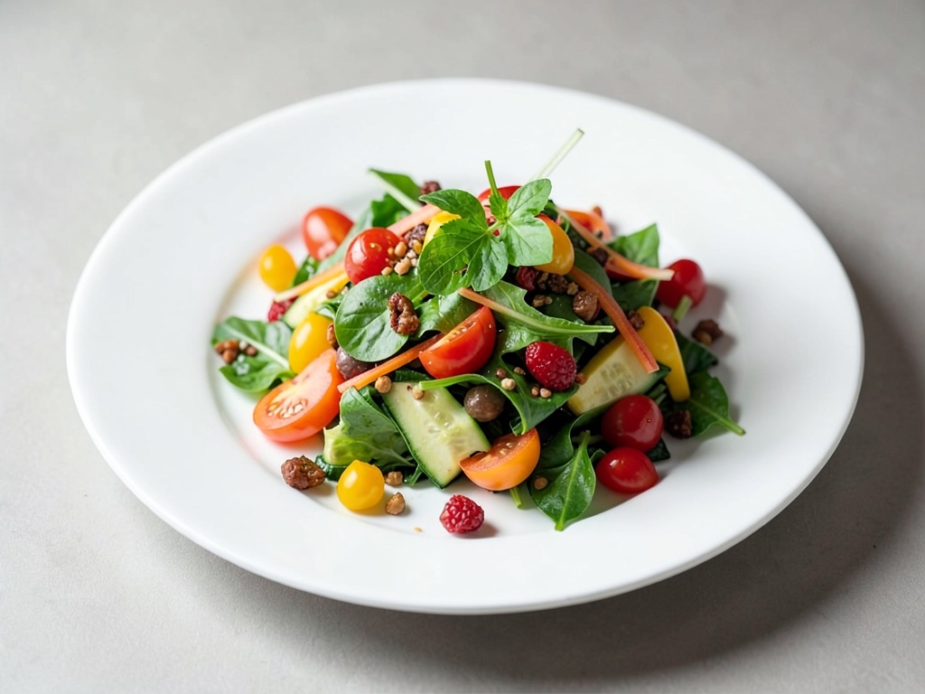 Insalata colorata di verdure fresche di primavera