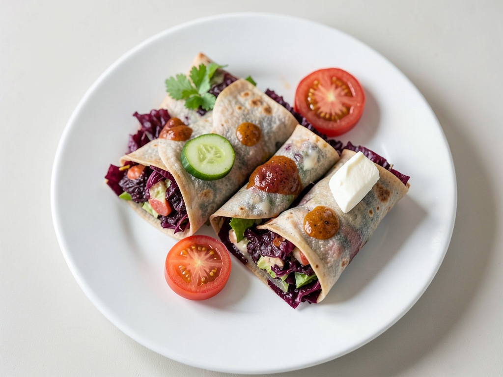 Wraps aux crevettes croustillantes