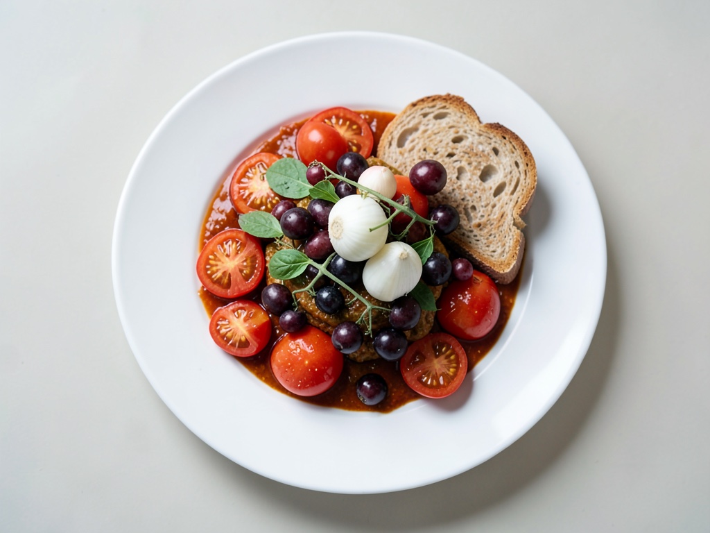 Zuppa Gazpacho rinfrescante con uva