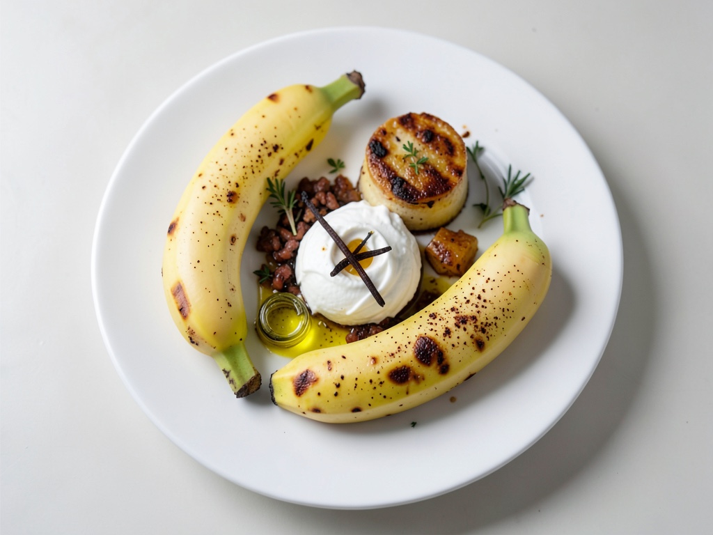 Ofen-Bananen mit Vanille-Skyr