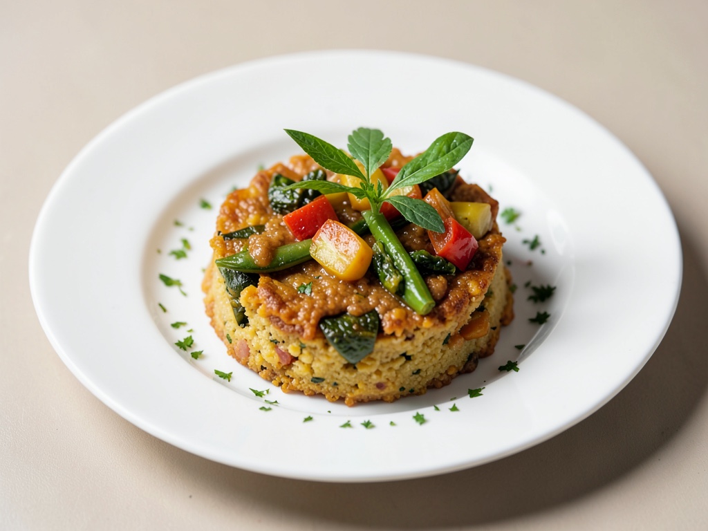 Ofen-Polenta mit Gemüse