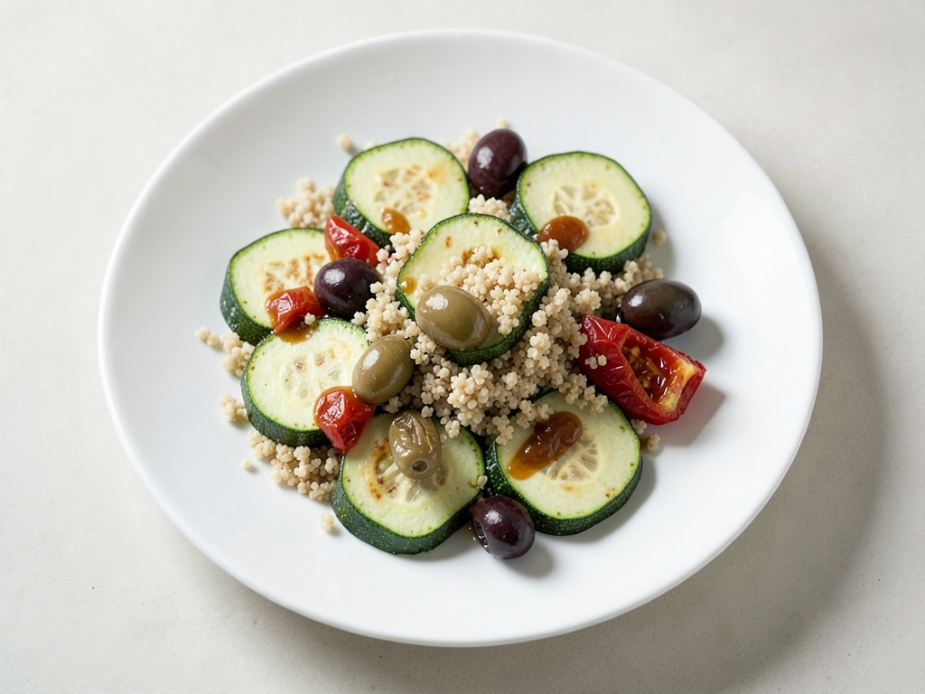 Zucchine ripiene al forno con ripieno di couscous