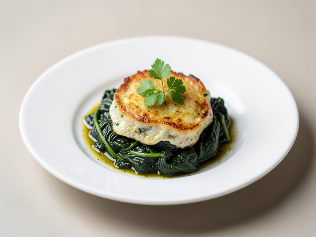 Spinaci al forno con uovo