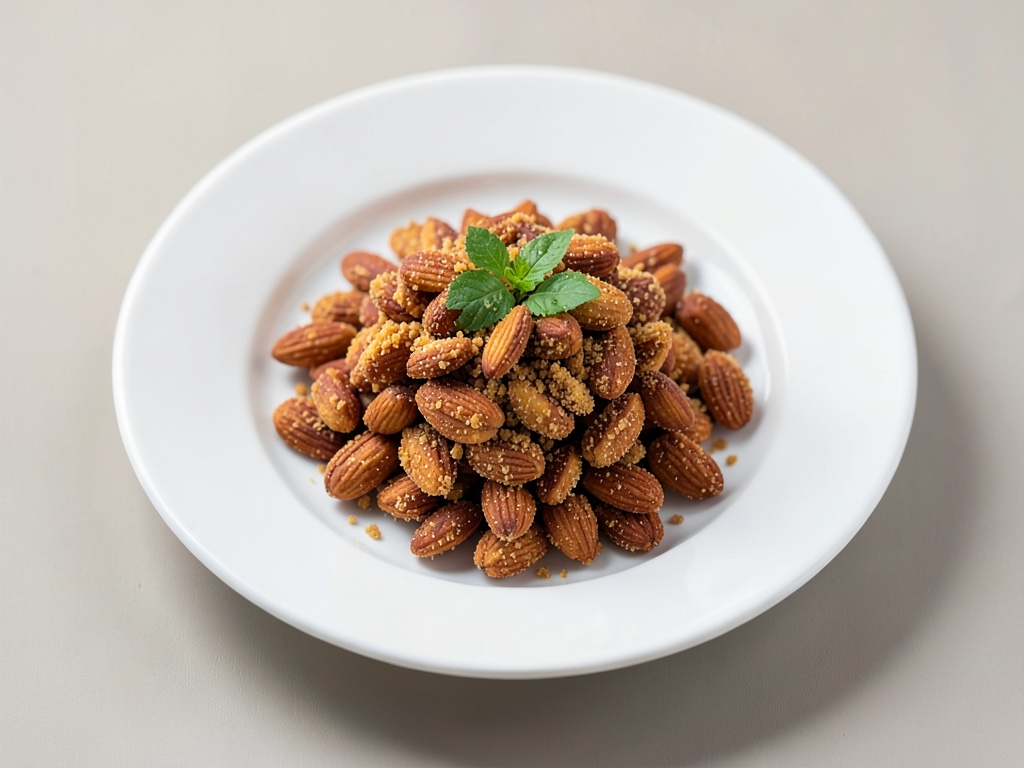 Almendras crujientes de canela y azúcar