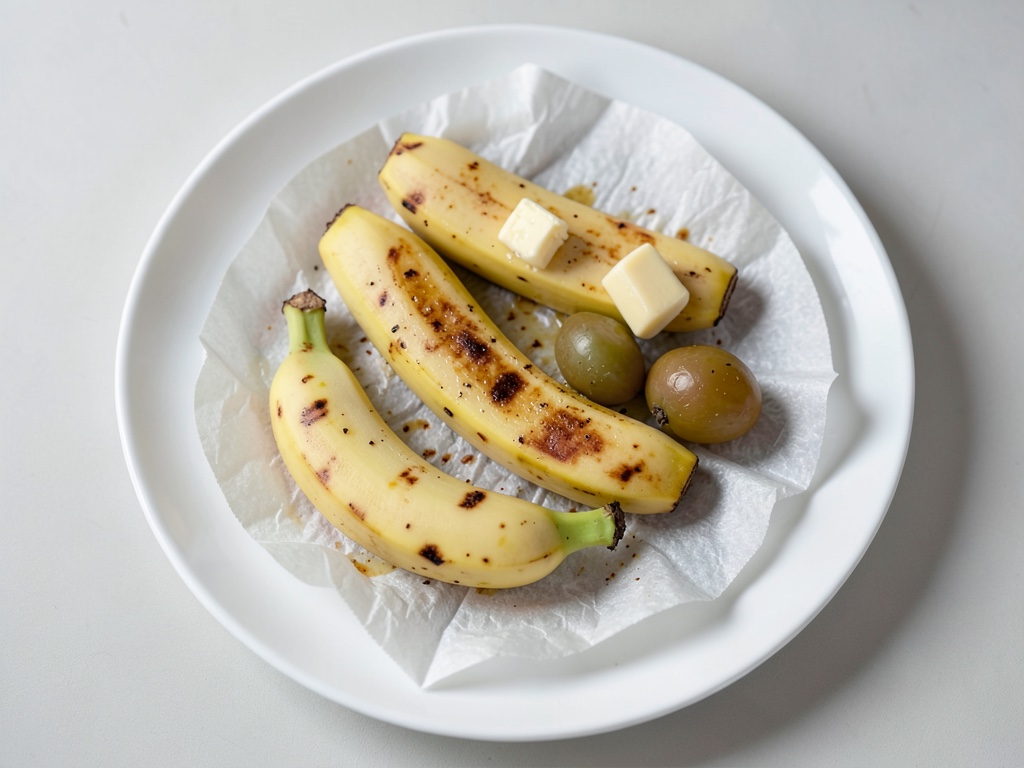 Rotelle di banana croccanti al caramello