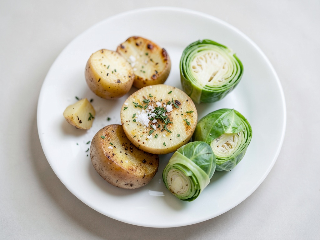 Patate croccanti con carciofi