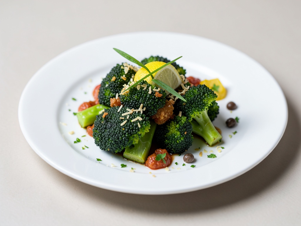 Broccoli croccante con aroma di limone