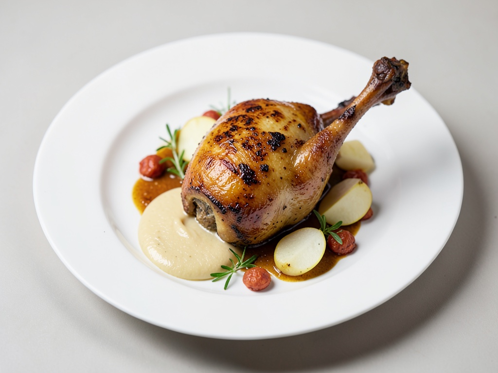 Fagiano arrosto con salsa di pera