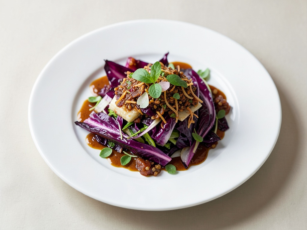 Knuspriger Radicchio-Salat