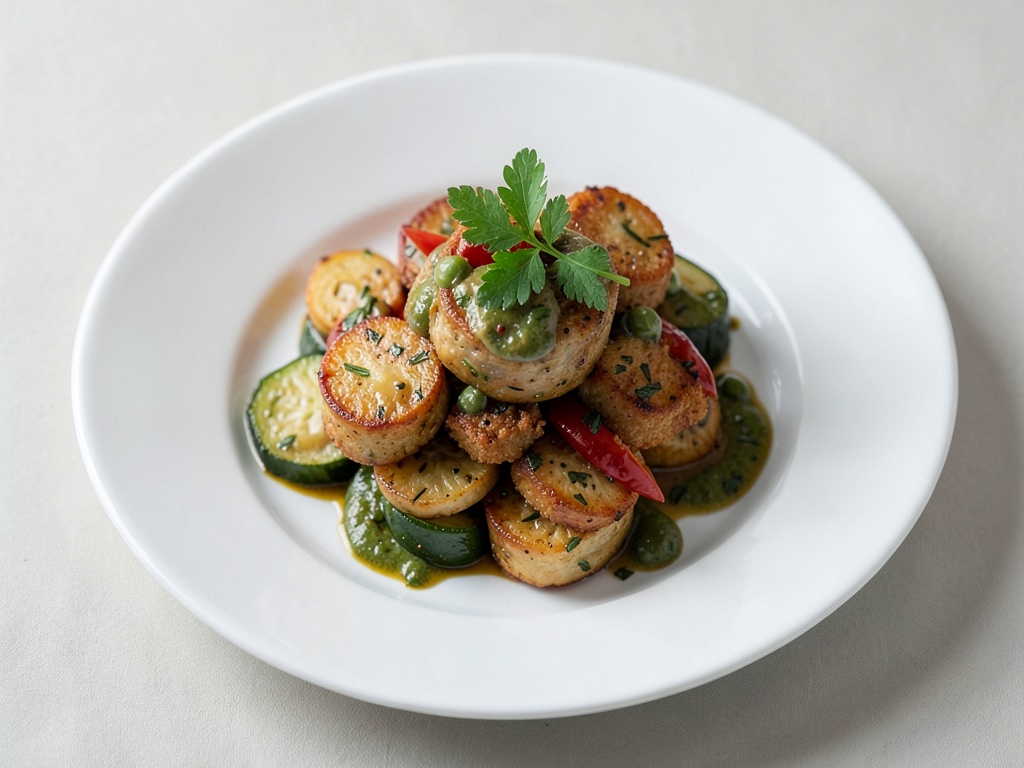 Verdure mediterran croccanti