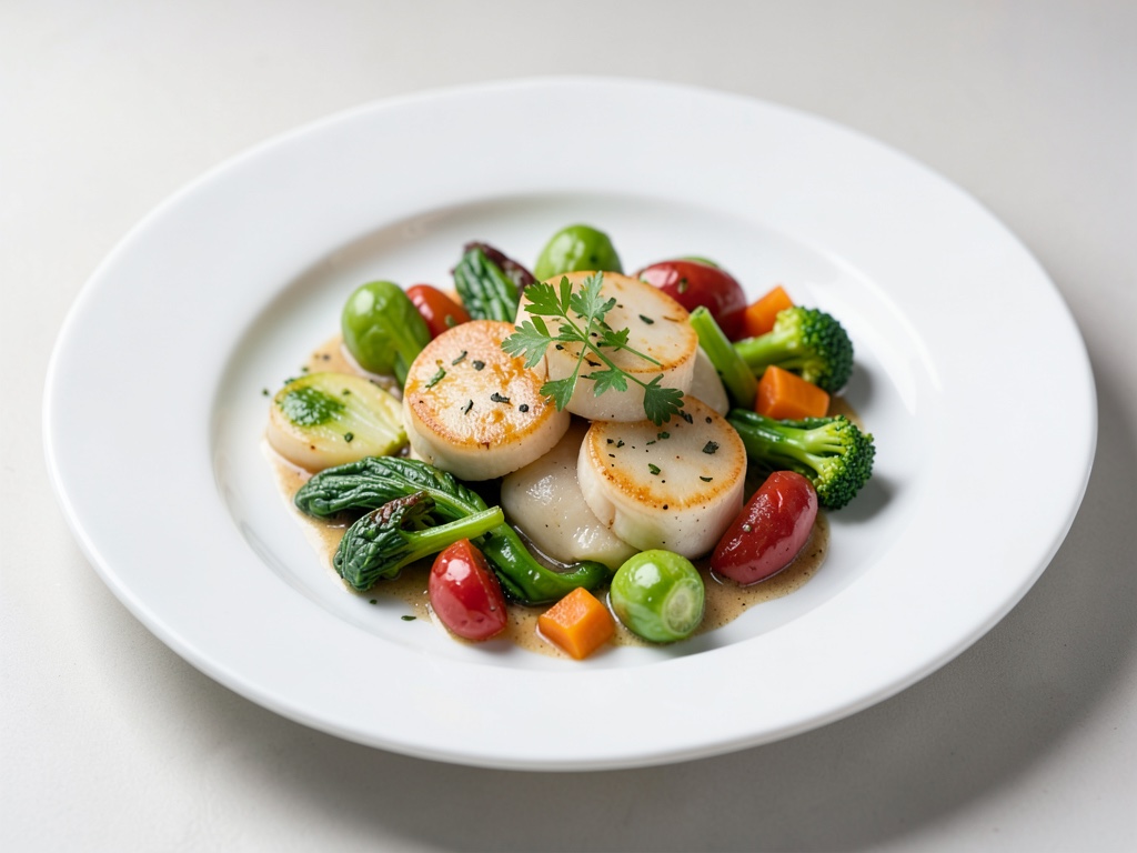 Cozze di mare al vapore con verdure