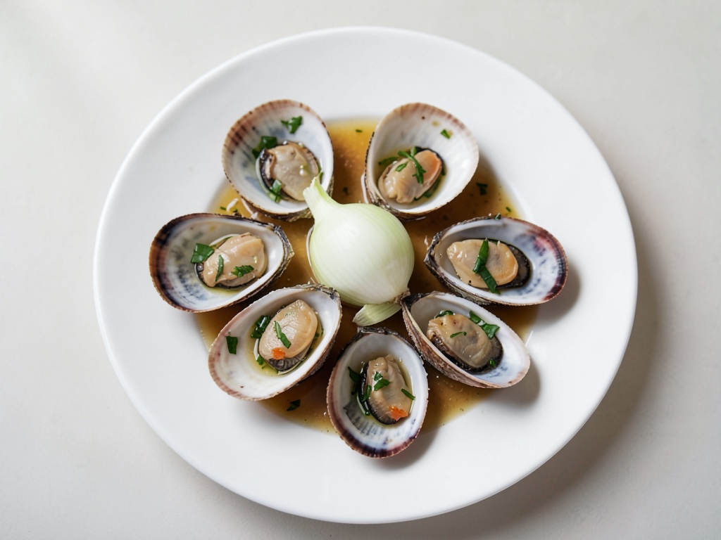 Dampfmuscheln mit buntem Gemüse