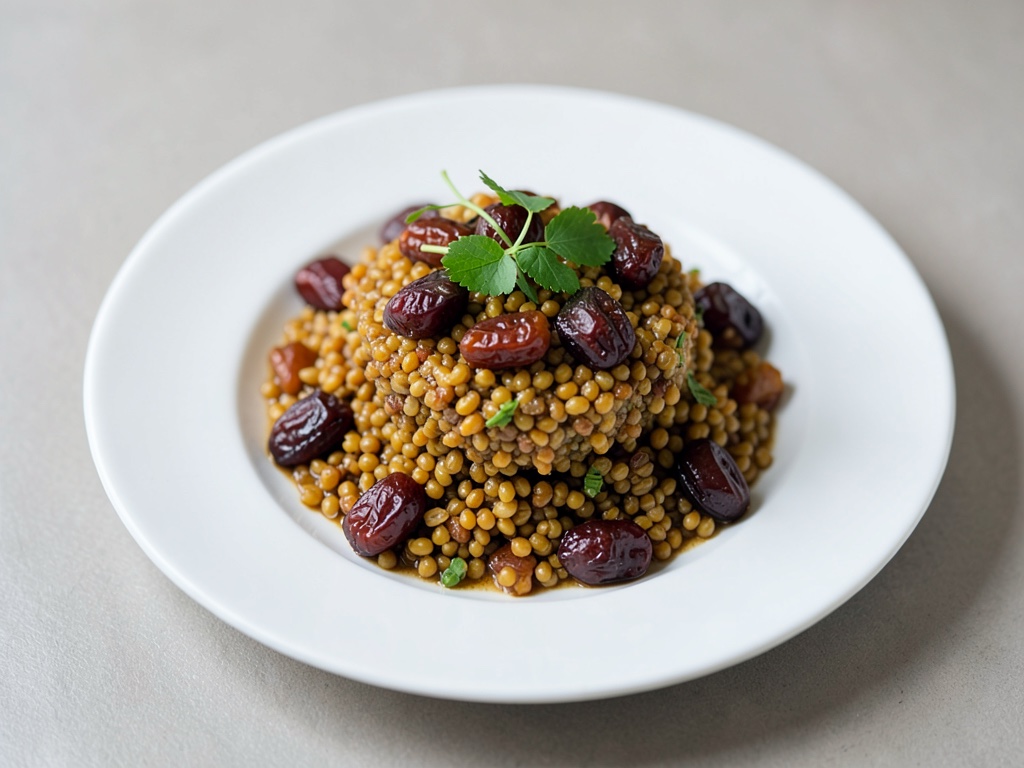 Miglio aromatico con datteri