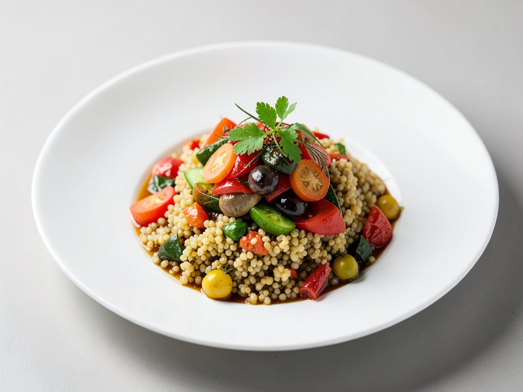 Padella di verdure con couscous