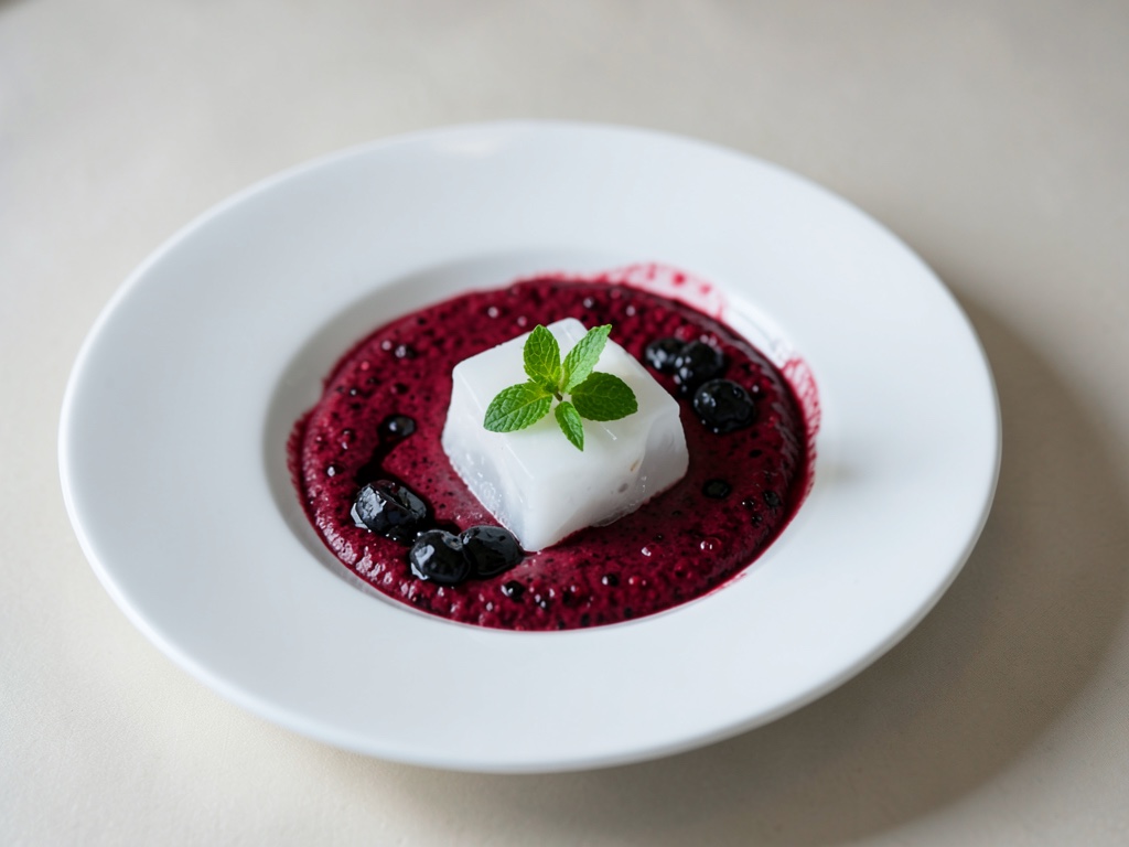 Zuppa fredda di lamponi e kefir