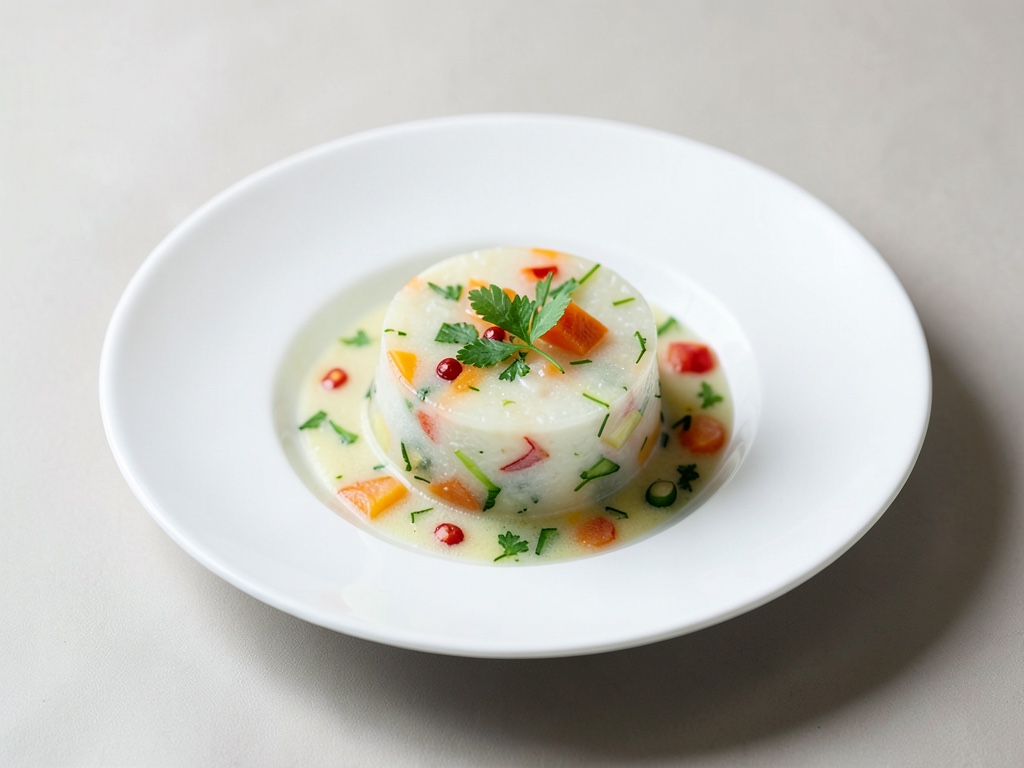 Refrescante sopa helada de melón y pepino