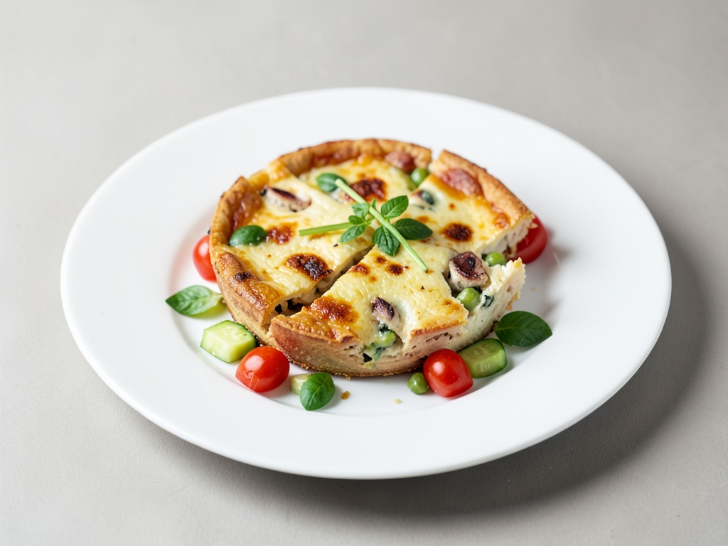 Quiche di pollo con verdure