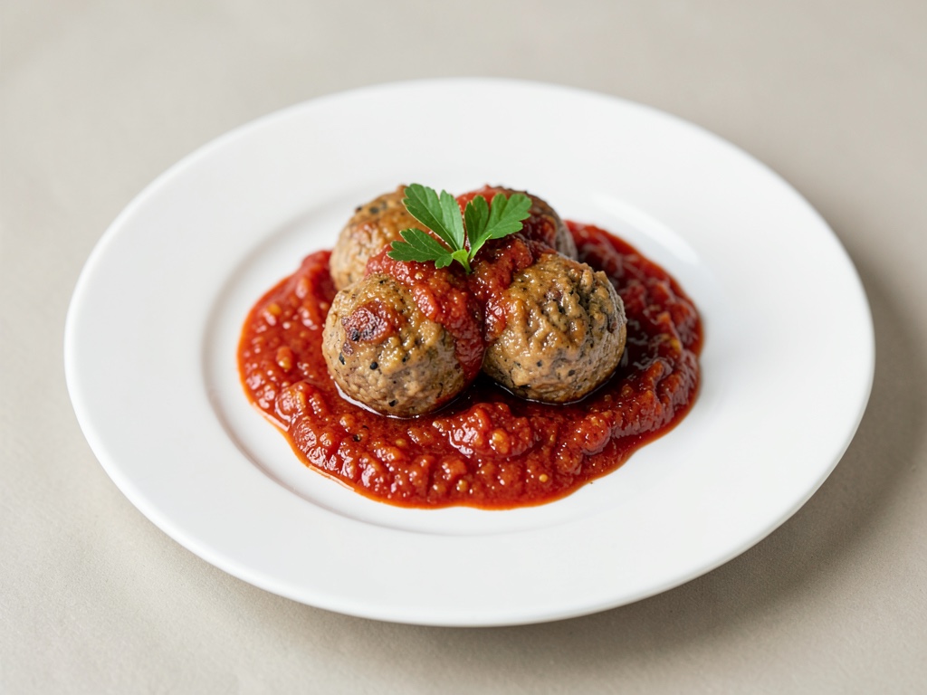Polpette di pollo in salsa di pomodoro