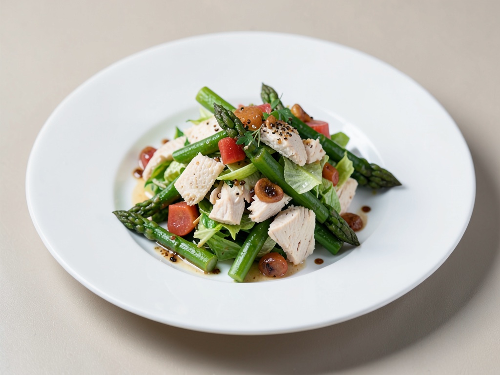 Salade de poulet aux asperges
