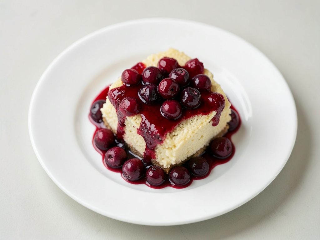 Pudding ai frutti di bosco ghiacciato