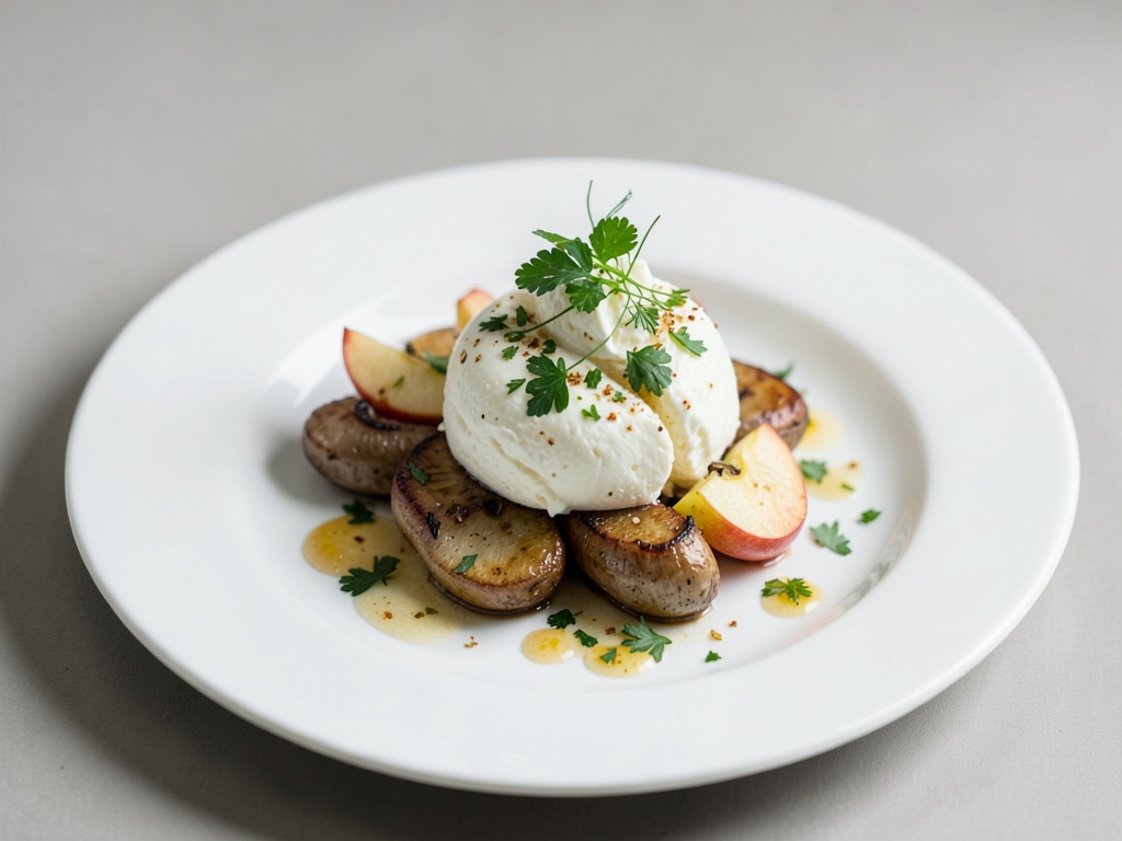 Mele ai Funghi e Camembert