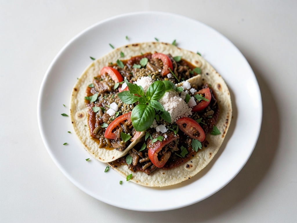 Tortillas al basilico ripiene