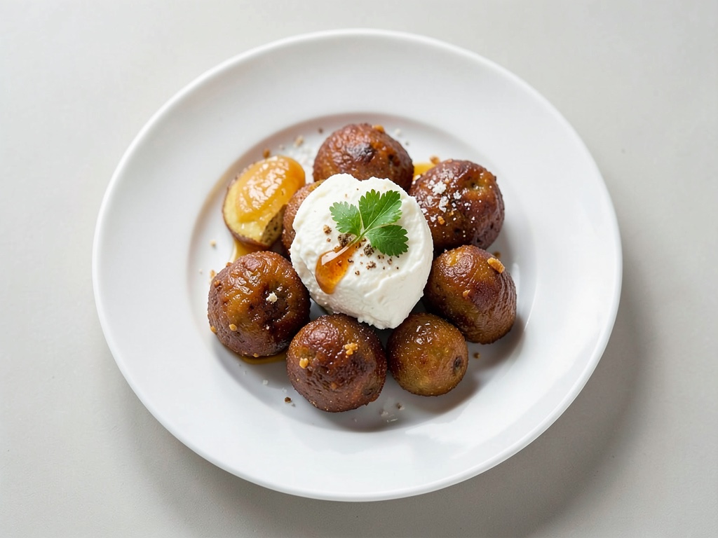 Dátiles con queso crema de cabra
