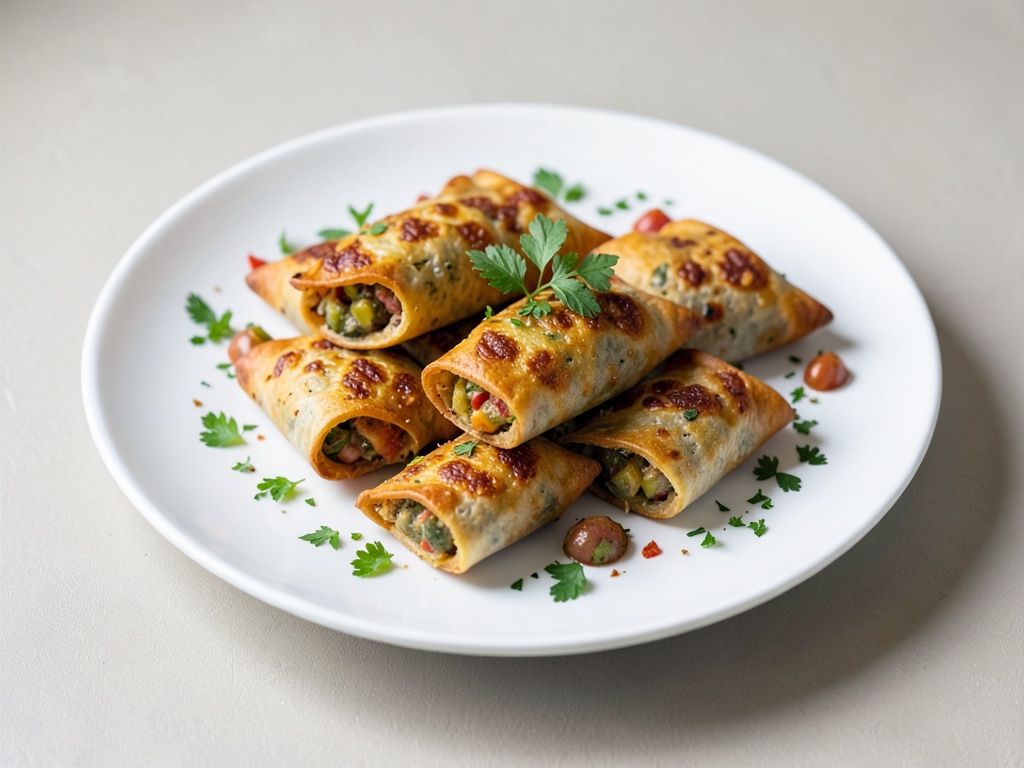 Bolsas de masa rellenas indias