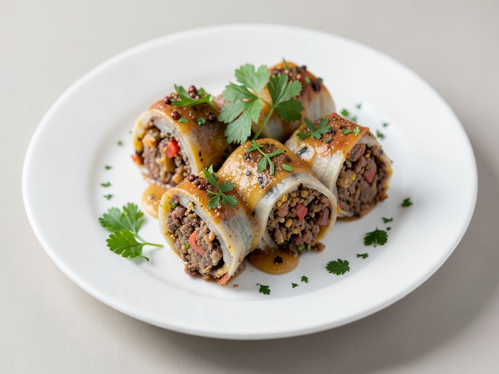 Rotolo di barbabietola con ripieno sostanzioso