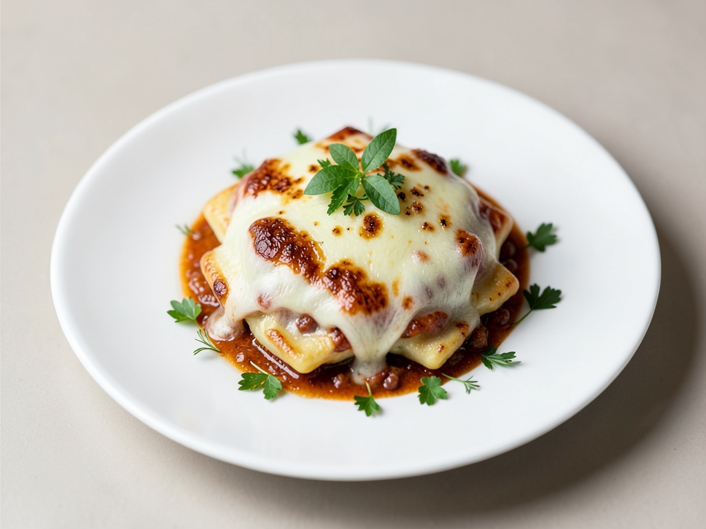 Käse-Ravioli im Ofen überbacken