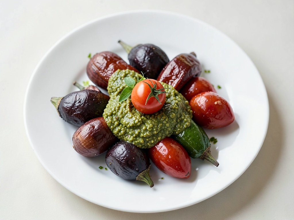 Peperoni ripieni con melanzana