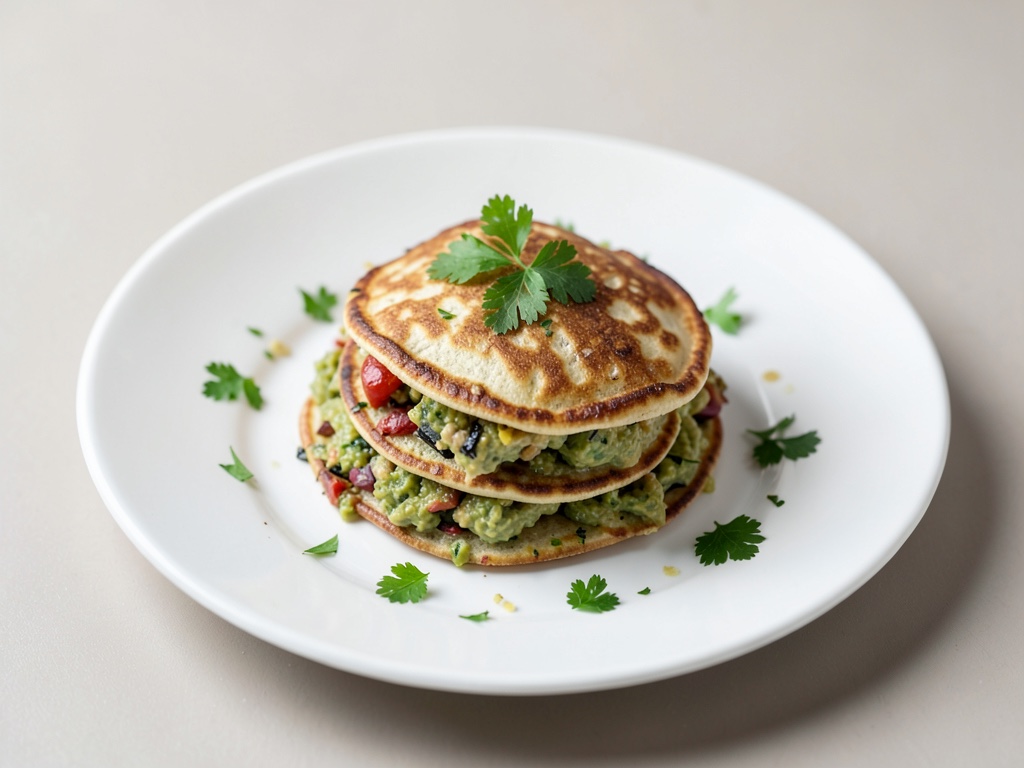 Saporiti pancake vegetariani ripieni