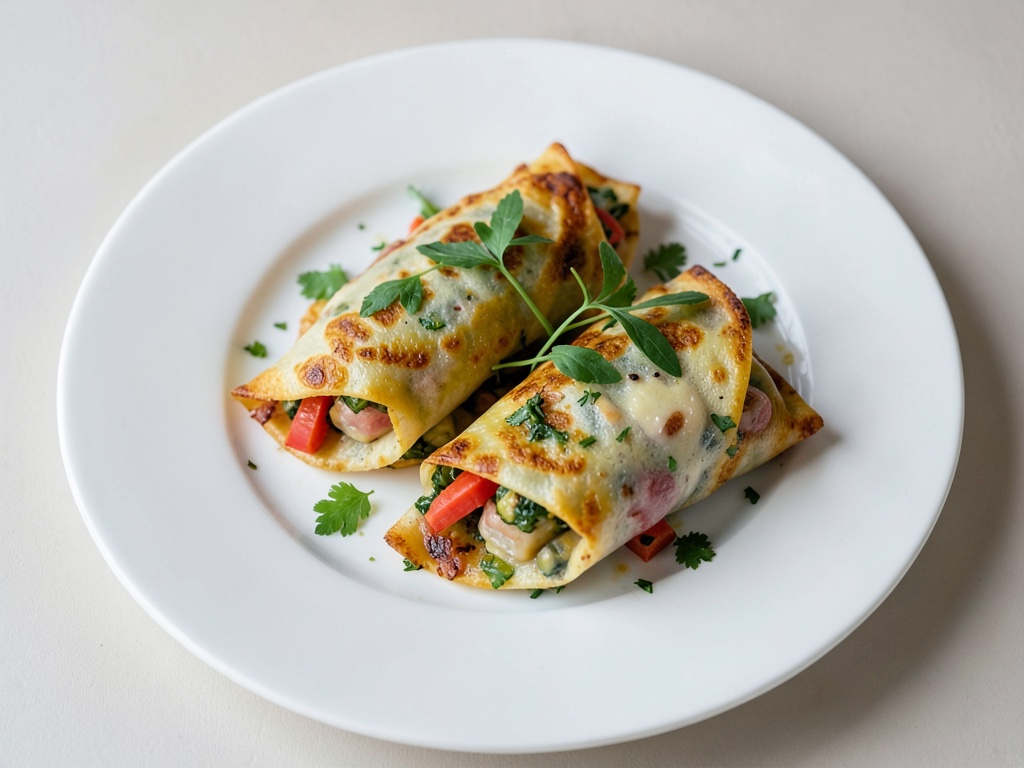 Sacchettini di crêpe alle verdure