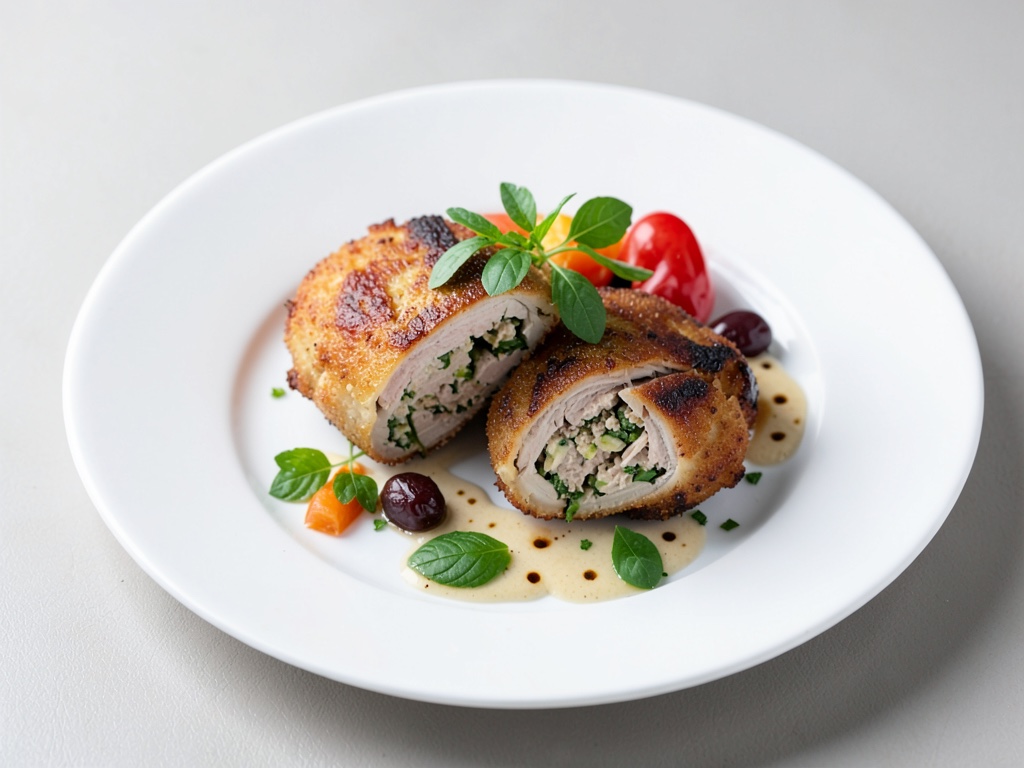 Escalopes de dinde low-carb farcies
