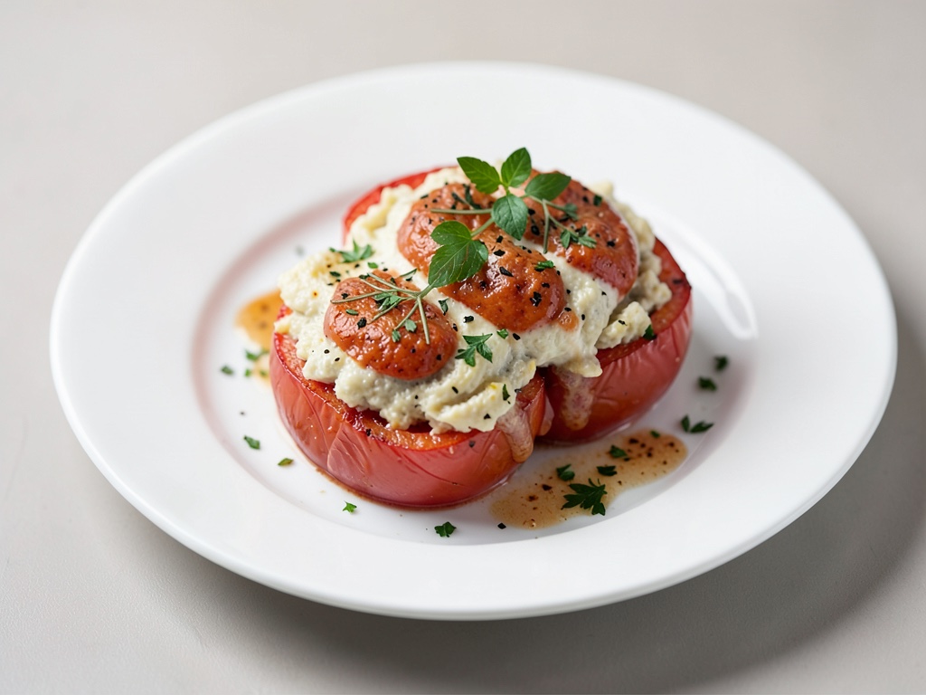 Tomates rellenas de ricotta