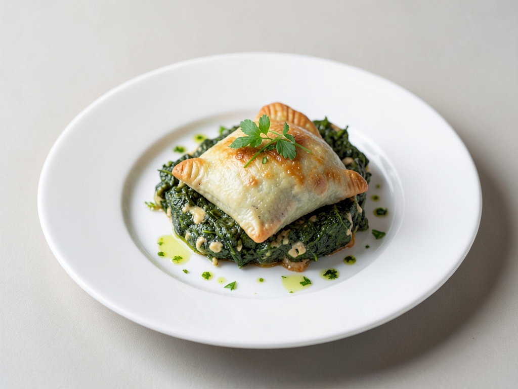 Raviolis maison à la farce d'épinards