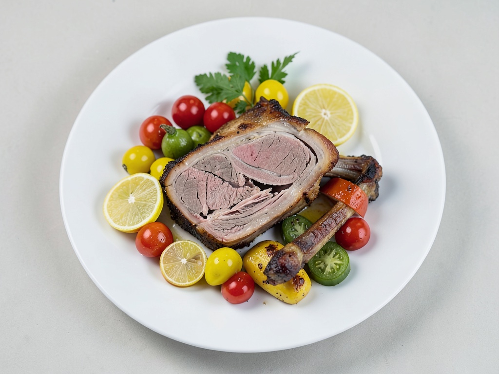 Arrosto di agnello ripieno di finocchio e verdure