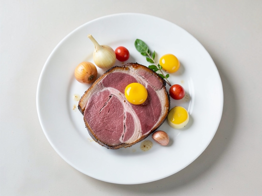 Rotolo di filetto di manzo con salsa alle verdure