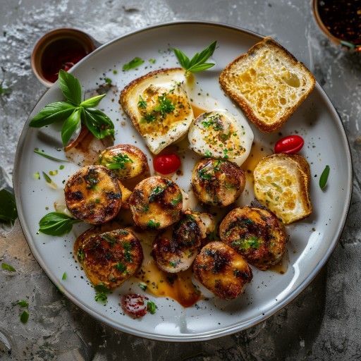 Polpette di pesce alla griglia