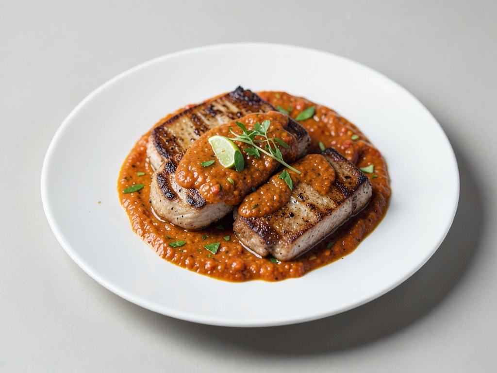 Fischsteaks mit Chili-Limetten-Paste