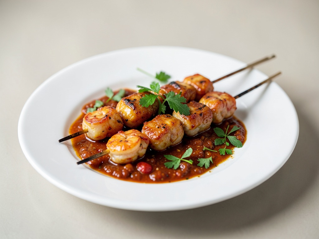 Chili-Garnelen-Spieße vom Grill