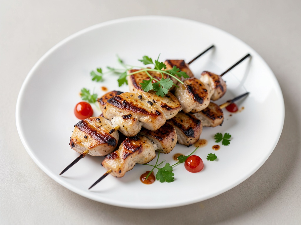 Spiedini di pollo alla griglia