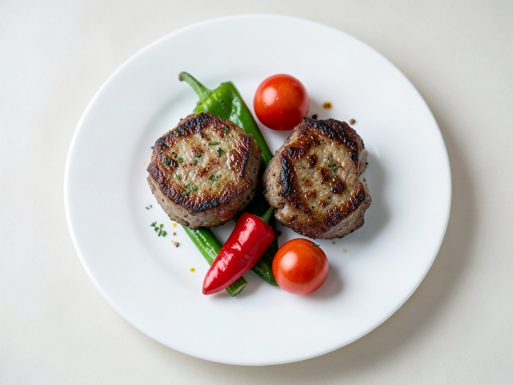 Filetti di merluzzo alla griglia con verdure colorate