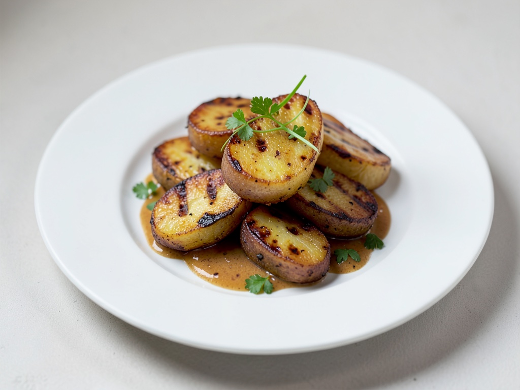 Patatas crujientes a la parrilla